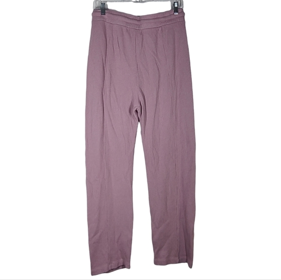 NWT Wildfox Kara Ribbed Kit Lounge‎ Pants Lavander Large - Picture 5 of 5